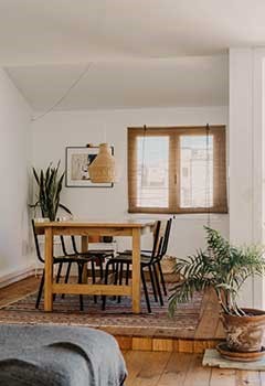 Natural Bamboo Shades Installed In Alameda