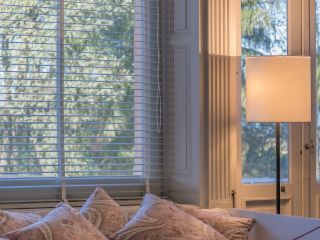 Cordless blinds and shades enhancing the elegance of a room.