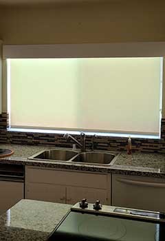 Motorized Lutron Shades For Glen Eden Bedroom Windows