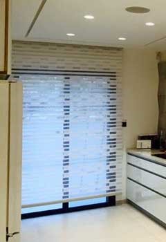 Custom Sheer Roller Shades For Berkely Room